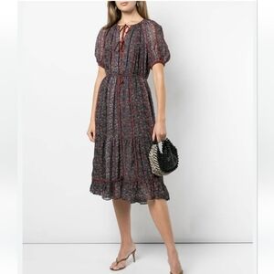 Ulla Johnson Berenice silk midi dress